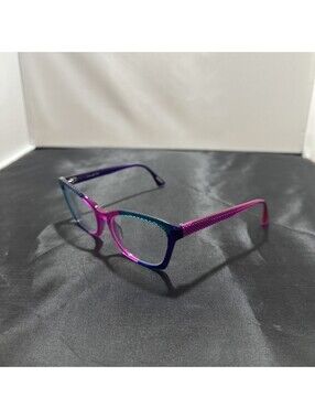 Genesis Eyeglasses Frames Only Mod. Gv1581 Col. 2 Purple Blue 53-19-145 Italy